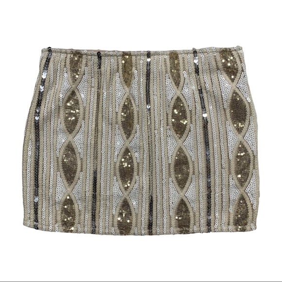 hello miss Dresses & Skirts - Y2K hello miss Sequin Mini Skirt